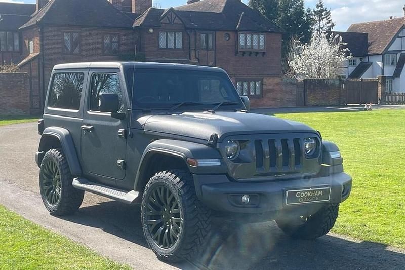 Black Used 2019 Jeep Wrangler Sahara SUV | £44,995 (Expensive) - Image 1/1