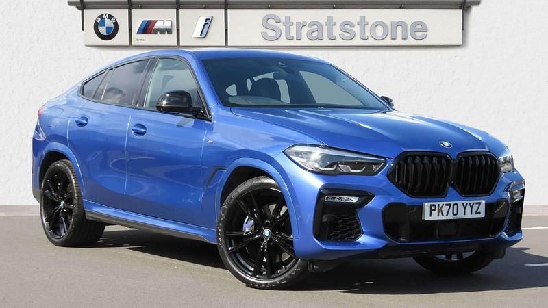 Blue Used 2020 BMW X6 M50 Comfort Edition SUV | £41,777 (Fair price) - Image 1/4