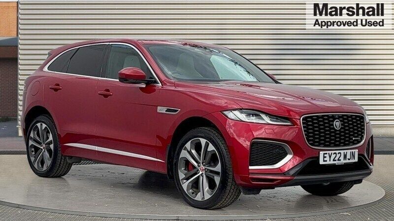Red Used 2022 Jaguar F-Pace R-Dynamic SUV | £33,842 (Good price) - Image 1/4