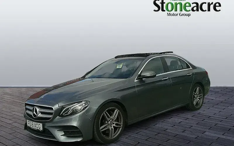 Used Mercedes E220 AMG Line Premium 194 HP (142 kW) 2018 Grey Sedan