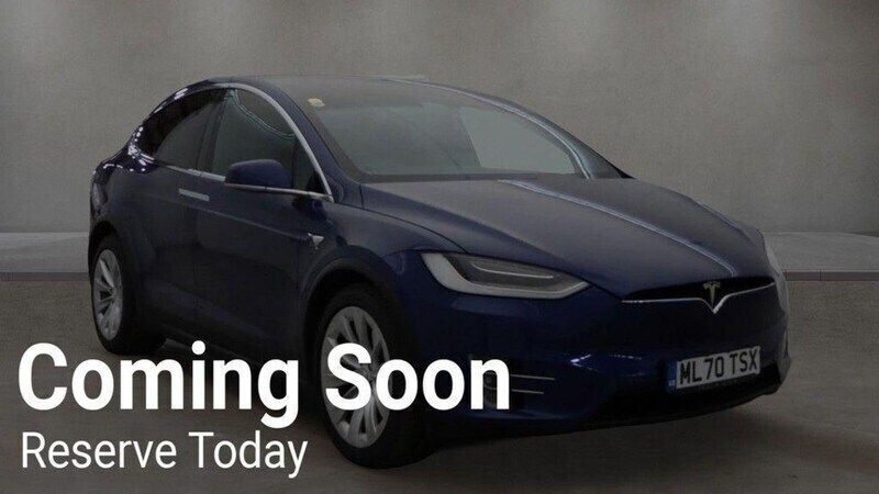 Blue Used 2020 Tesla Model X Long Range SUV | £24,994 - Image 1/4