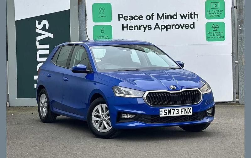 Used Skoda Fabia Comfort 79 HP (58 kW) 2023 Energy blue Hatchback