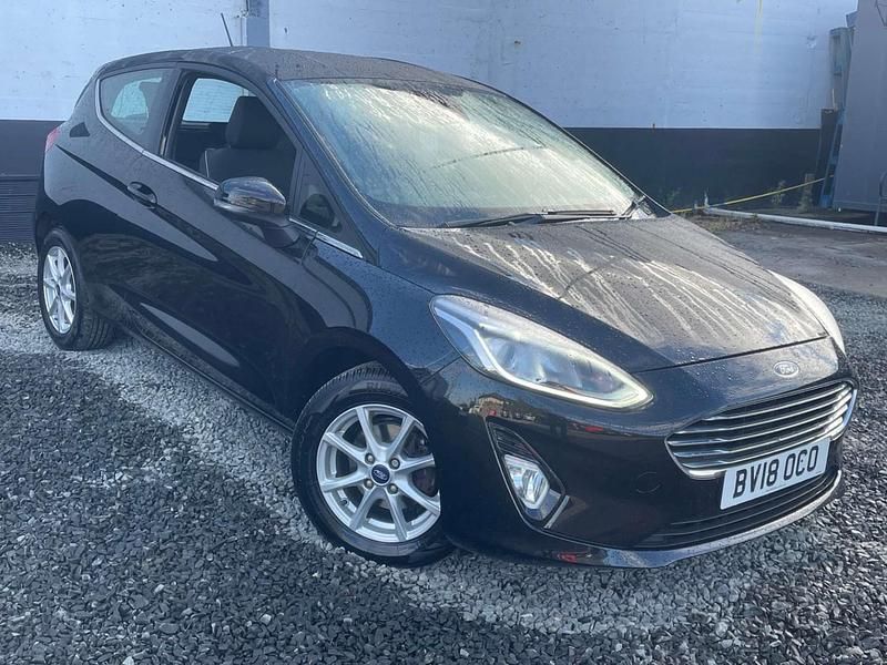 Used Ford Fiesta Zetec 2018 Black Hatchback