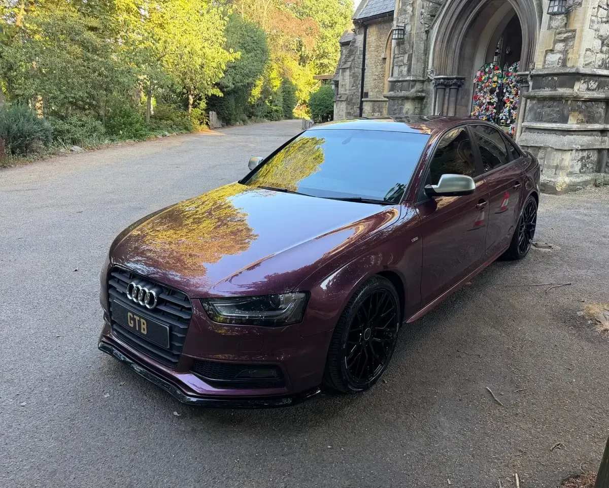 Used Audi A4 Black Edition 2012 Mauve purple Sedan
