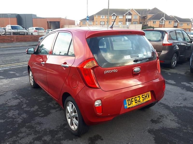 Used Kia Picanto 85 HP (62 kW) 2013 Red Hatchback
