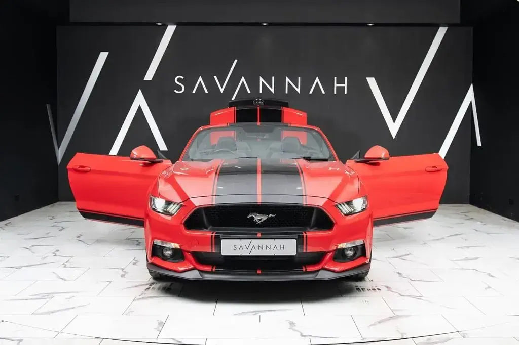 Used Ford Mustang GT Convertible 416 HP (305 kW) 2016 Red Cabriolet