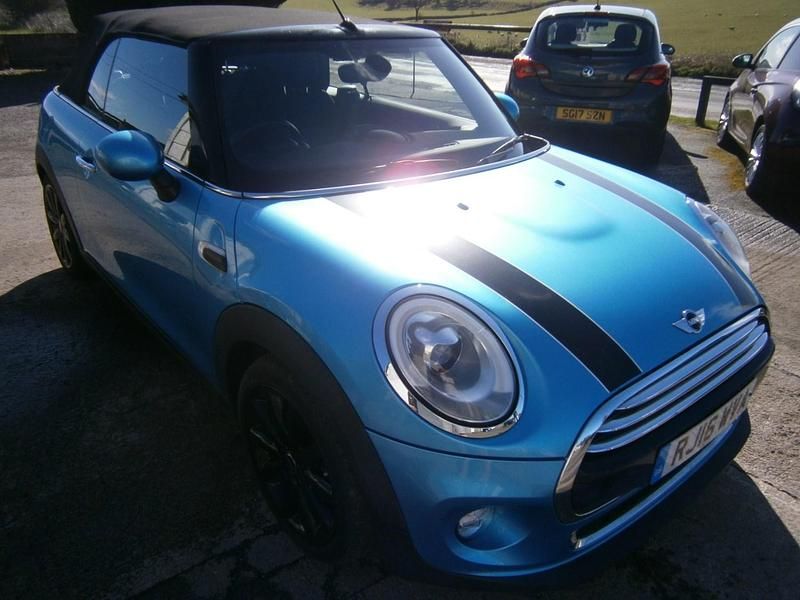 Used Mini Cooper D Cabriolet 2016 Blue Cabriolet