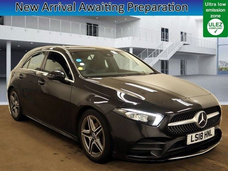 Black Used 2018 Mercedes A180 AMG line Hatchback | £13,200 (Fair price) - Image 1/4