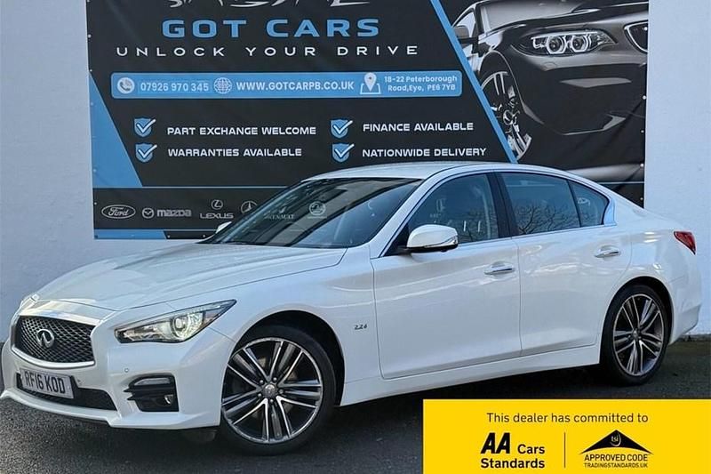 White Used 2016 Infiniti Q50 Sport Tech Sedan | £6,995 (Fair price) - Image 1/1