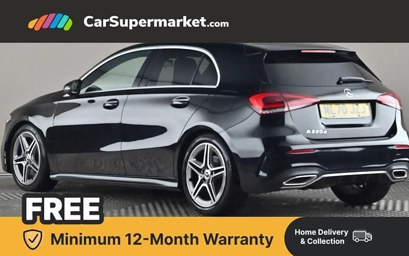 Used Mercedes A220 AMG line 190 HP (139 kW) 2020 Black Hatchback