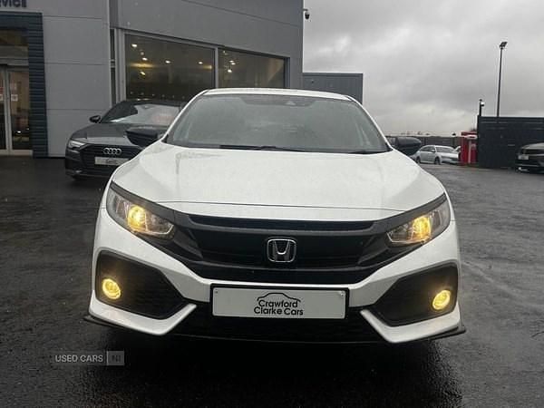Used Honda Civic Sport 126 HP (92 kW) 2019 White Hatchback