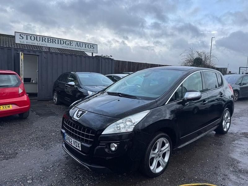 Black Used 2012 Peugeot 3008 Allure Hatchback | £2,995 (Good price) - Image 1/4