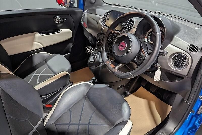 Used Fiat 500 S 69 HP (50 kW) 2019 Blue Hatchback