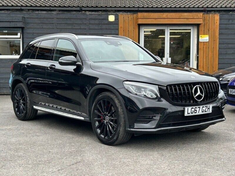 Black Used 2017 Mercedes GLC220 AMG line SUV | £17,995 (Fair price) - Image 1/4