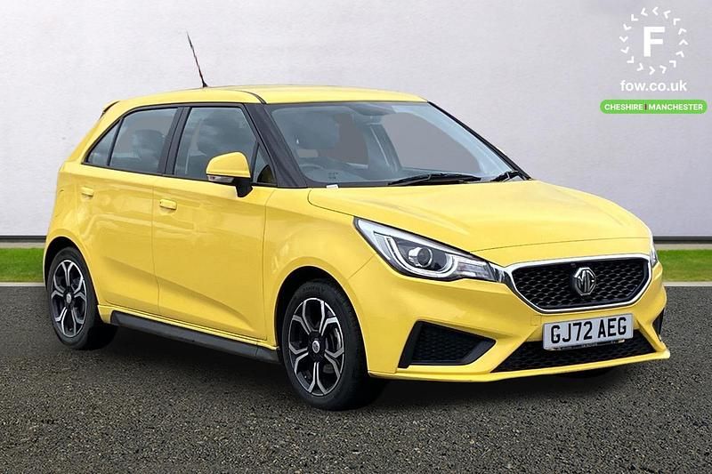 Used MG MG3 Excite 106 HP (77 kW) 2022 Yellow Hatchback
