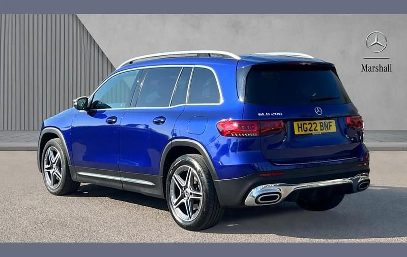 Used Mercedes GLB200 AMG line 161 HP (118 kW) 2022 Blue SUV