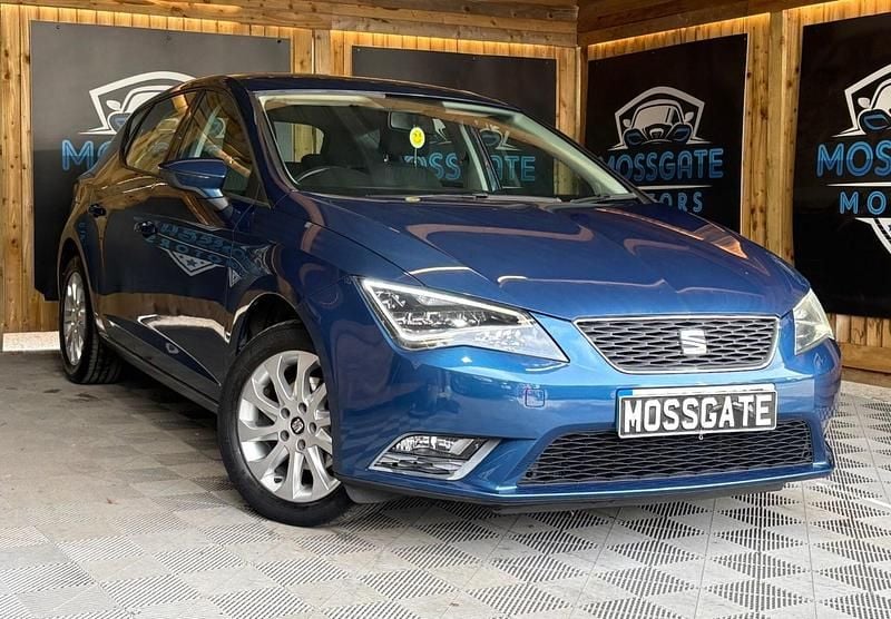 Used Seat Leon SE 110 HP (80 kW) 2015 Blue Hatchback
