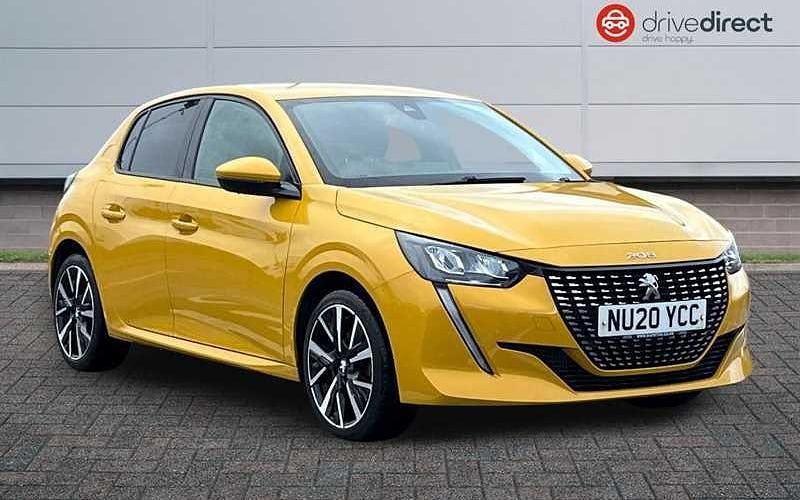 Yellow Used 2020 Peugeot 208 Allure Hatchback | £11,000 (Fair price) - Image 1/4