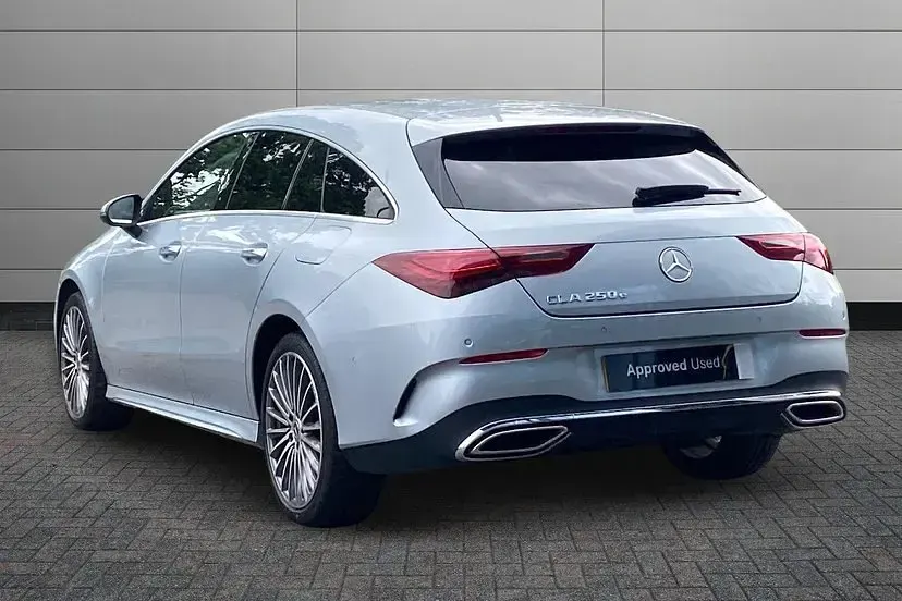 Used Mercedes CLA250 Shooting Brake AMG Line Premium 215 HP (158 kW) 2025 High tech silver Estate