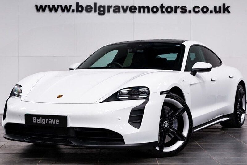 White Used 2023 Porsche Taycan Performance Package Sedan | £63,950 - Image 1/1
