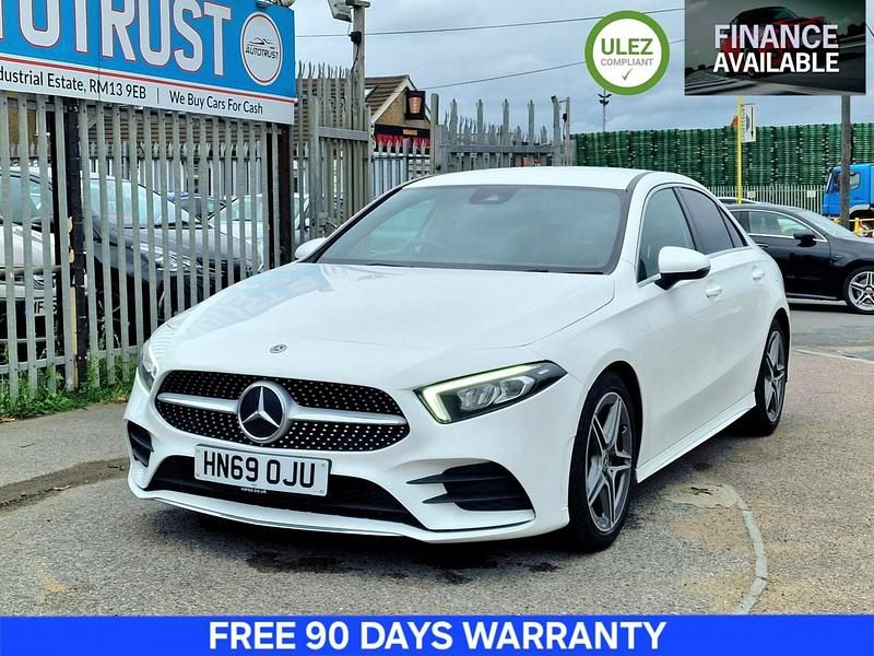 White Used 2019 Mercedes A180 AMG line Sedan | £12,995 (Fair price) - Image 1/3