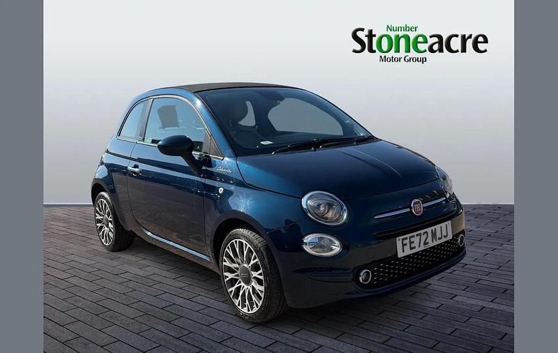 Used Fiat 500C Dolcevita 68 HP (50 kW) 2022 Blue Cabriolet
