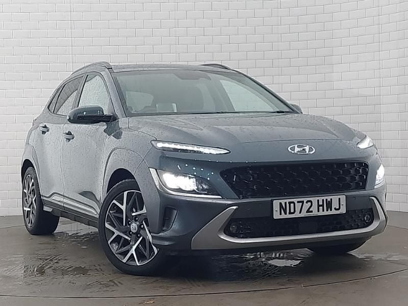 Green Used 2022 Hyundai Kona Ultimate SUV | £18,498 (Expensive) - Image 1/4