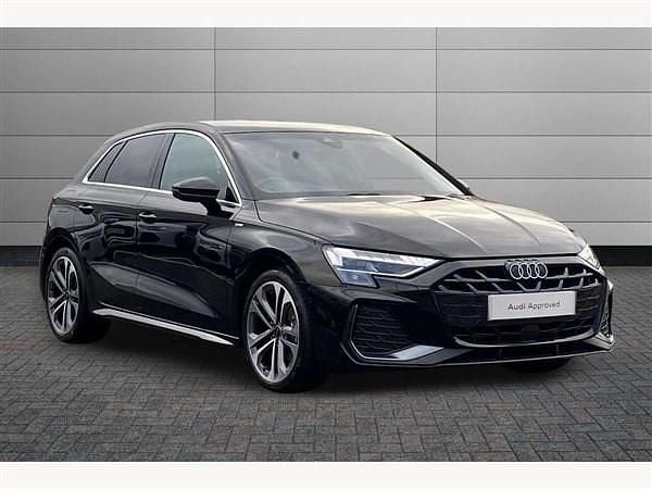 Black New 2025 Audi A3 S-Line Hatchback | £29,195 (Super price) - Image 1/4