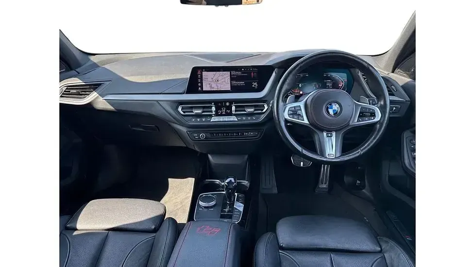 Used BMW 128 Shadowline 265 HP (194 kW) 2021 Black sapphire metallic paint Hatchback