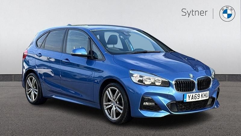 Used BMW 218 Active Tourer M Sport 138 HP (101 kW) 2019 Blue MPV