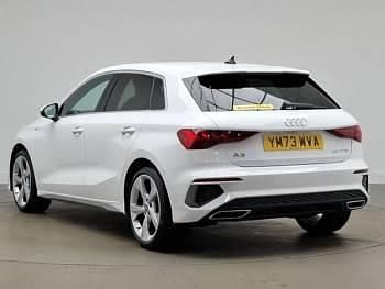 Used Audi A3 S-Line 150 HP (110 kW) 2024 White Hatchback