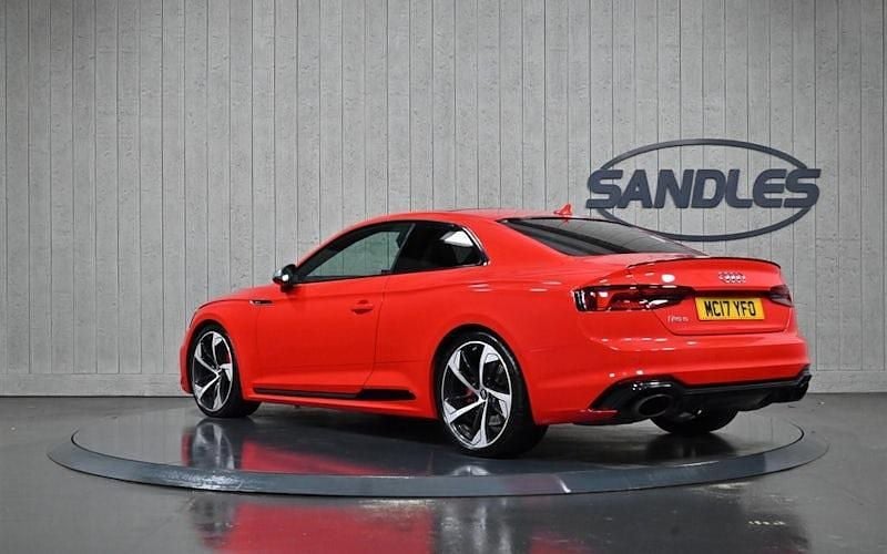 Used Audi RS5 Comfort 450 HP (330 kW) 2017 Red Coupe