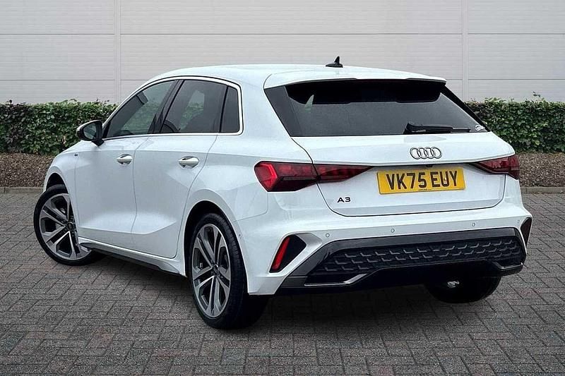 Used Audi A3 S-Line 2026 Glacier white, metallic Hatchback