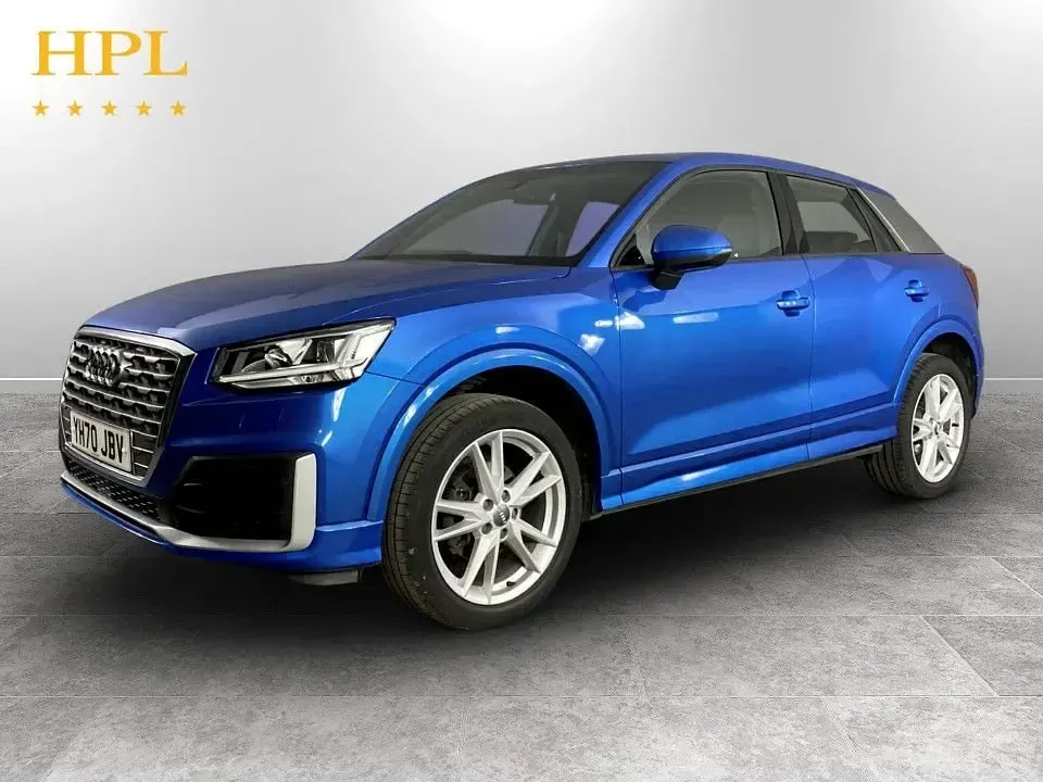 Used Audi Q2 S-Line 116 HP (85 kW) 2020 Blue SUV
