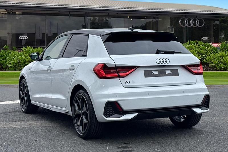 New Audi A1 Sportback Black Edition 110 HP (80 kW) 2026 White Hatchback