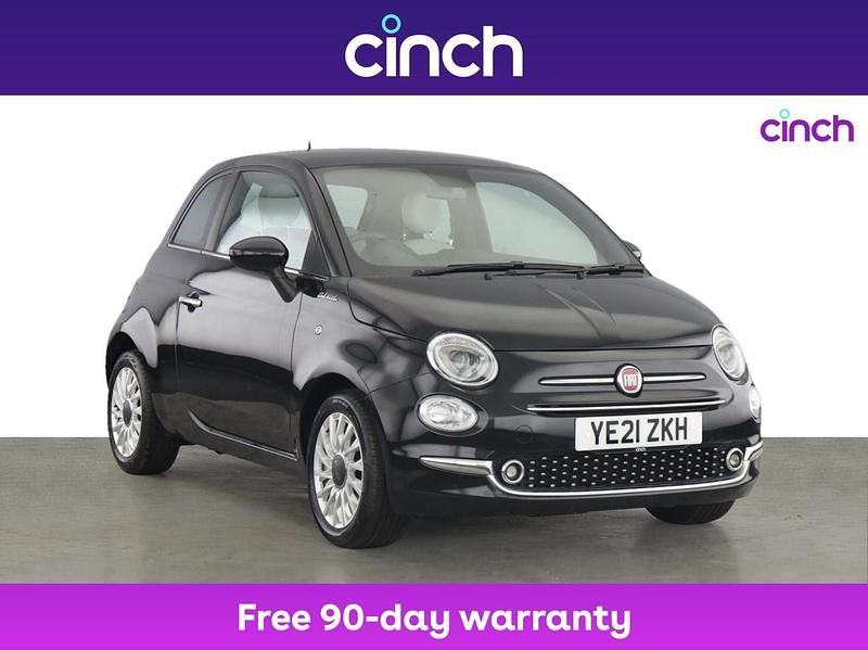 Black Used 2021 Fiat 500 Dolcevita Hatchback | £10,199 - Image 1/3