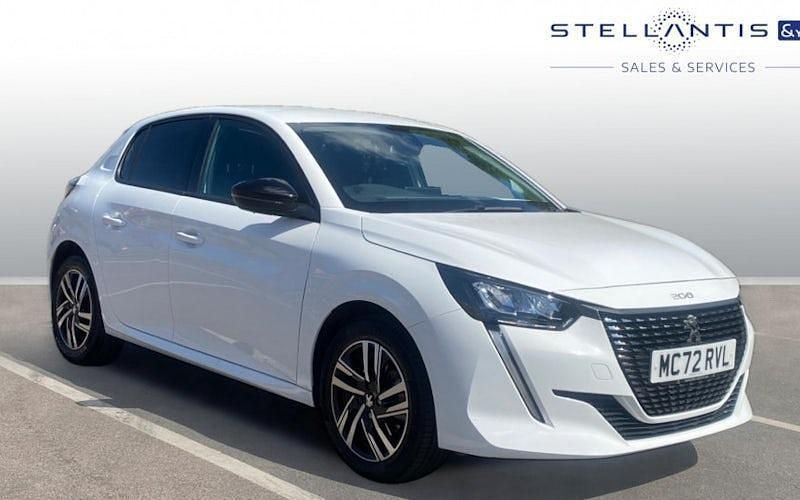 White Used 2023 Peugeot 208 Allure+ Hatchback | £14,485 (Fair price) - Image 1/4