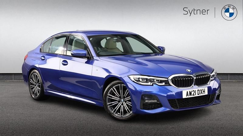Blue Used 2021 BMW 320 M Sport | £25,500 (Fair price) - Image 1/4