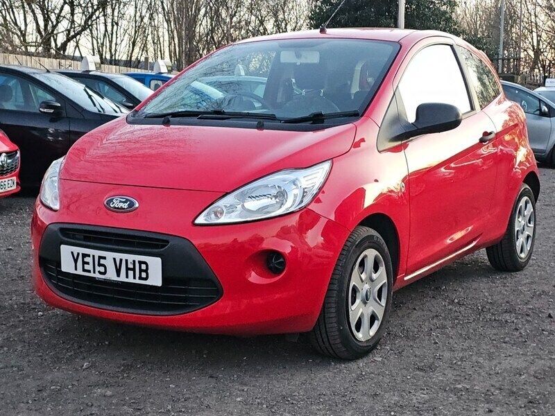 Red Used 2015 Ford Ka Studio Hatchback | £4,295 (Good price) - Image 1/4
