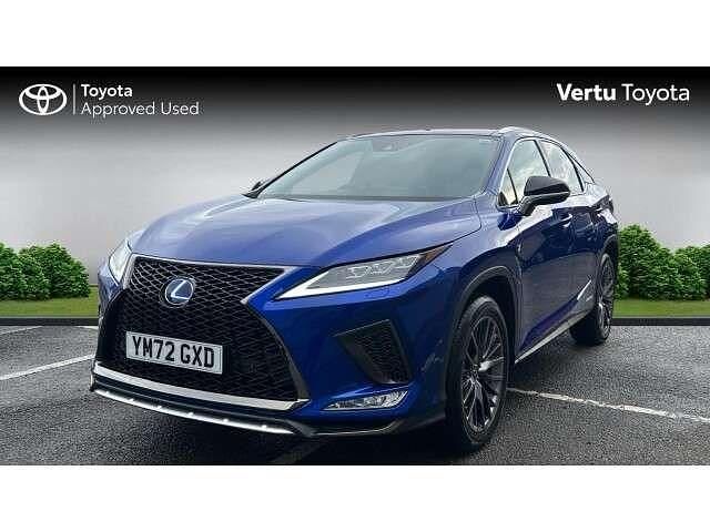 Used Lexus RX450h Sport Line 313 HP (230 kW) 2022 Blue SUV
