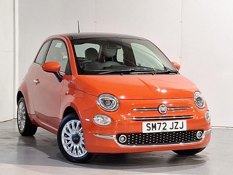 Orange Used 2022 Fiat 500 Dolcevita Hatchback | £10,998 - Image 1/4
