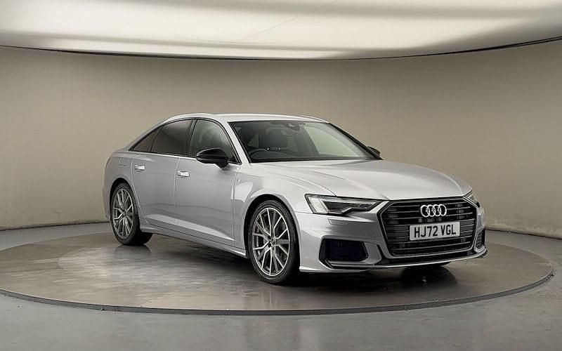 Used Audi A6 Black Edition 204 HP (150 kW) 2022 Floret silver metallic/floret silver metallic Sedan