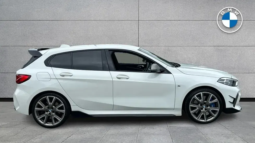 Used BMW M135 Shadowline 302 HP (222 kW) 2021 White Hatchback