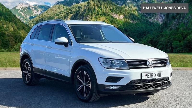 Used VW Tiguan SE 125 HP (91 kW) 2018 White SUV