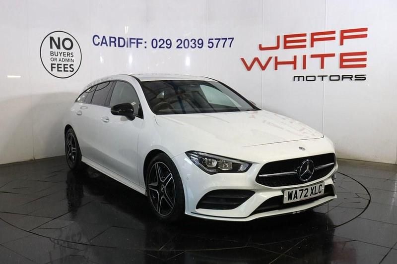 White Used 2022 Mercedes CLA180 Shooting Brake AMG line Estate | £23,488 (Fair price) - Image 1/4