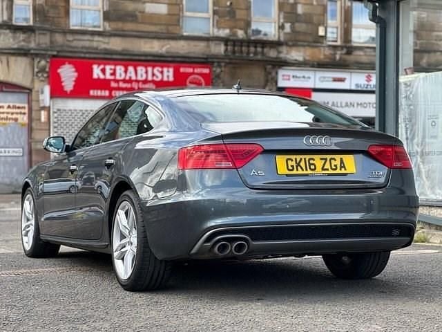 Begagnad Audi A5 Sportback S-Line 190 HK (139 kW) 2016 Grå Halvkombi