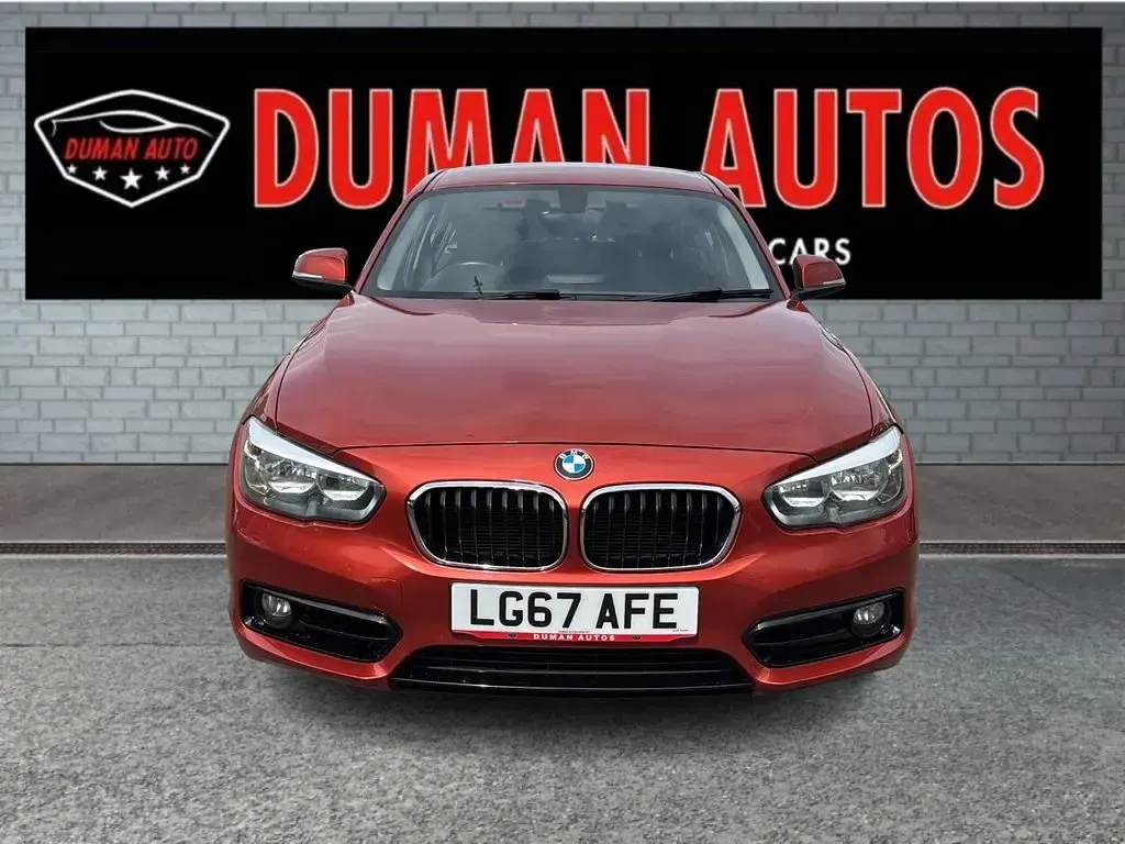 Used BMW 118 Sport Line 136 HP (100 kW) 2017 Orange Hatchback