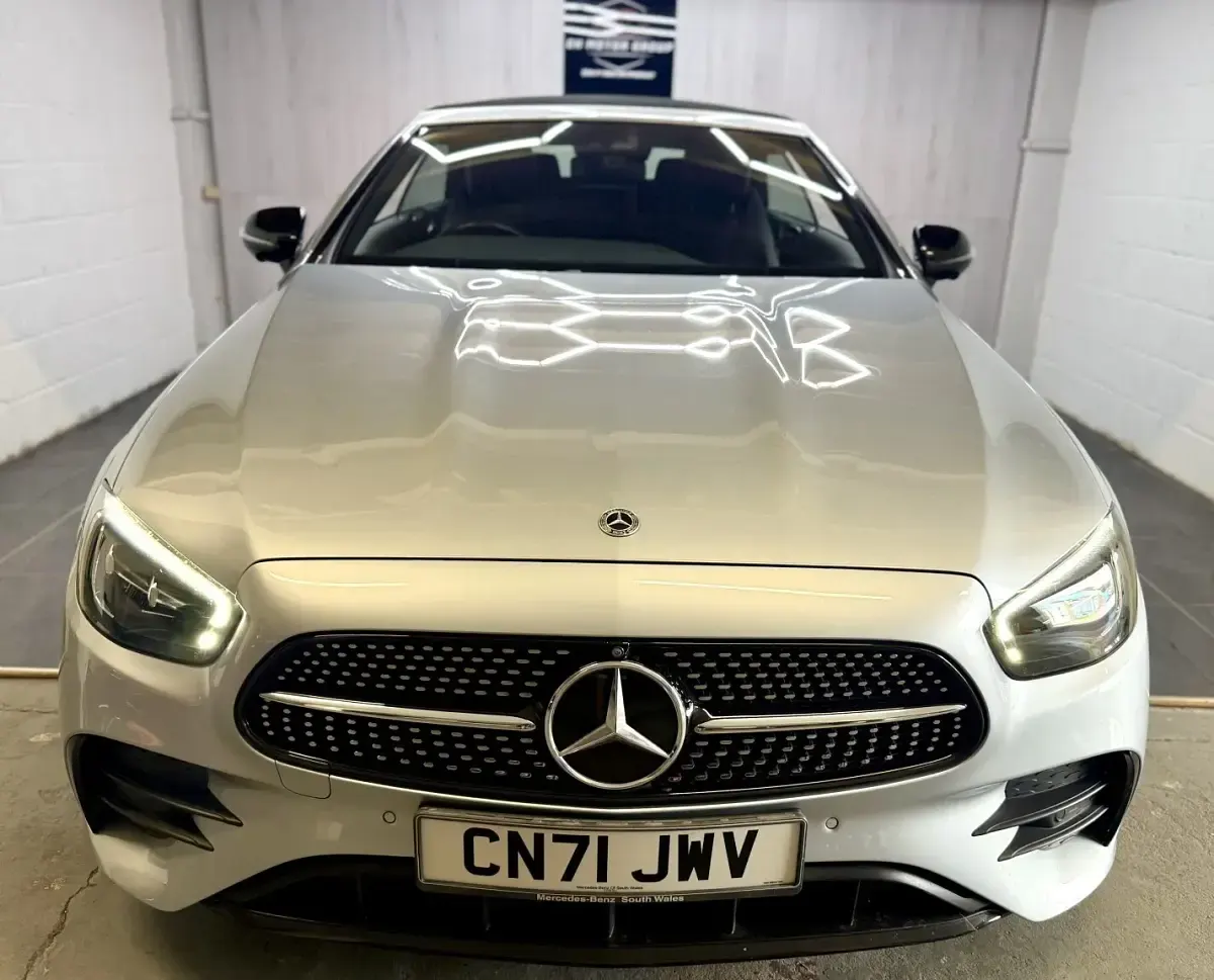 Used Mercedes E300 AMG line 2021 Silver Cabriolet
