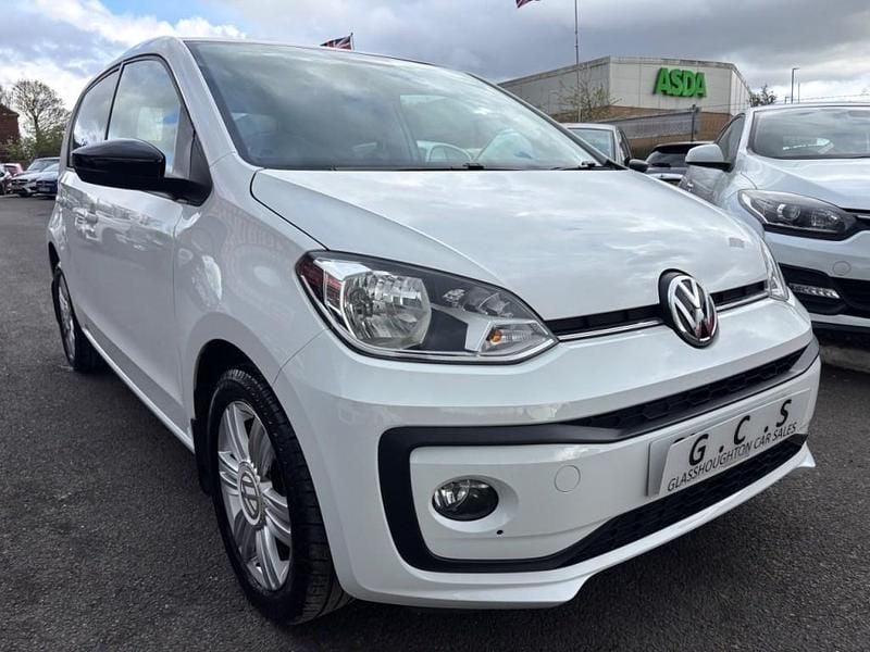 Begagnad VW up! high up! 75 HK (55 kW) 2018 Vit Halvkombi