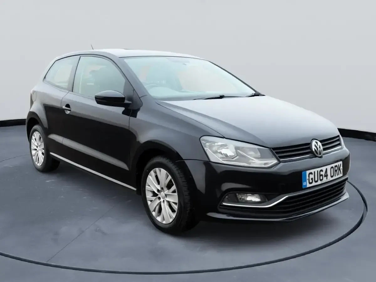 Used VW Polo SE 60 HP (44 kW) 2014 Black Hatchback